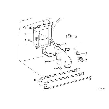 Câble de connexion pour changeur de CD de 650 mm - Pièce d'origine BMW 65128361177 Câble de connexion pour changeur de CD de 650 mm - Pièce d'origine BMW 65128361177