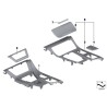 Garniture de couverture de cendrier de console centrale - Pièce d'origine BMW 51169206352 Garniture de couverture de cendrier de console centrale - Pièce d'origine BMW 51169206352
