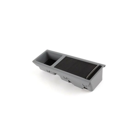 Insert de console centrale avec couvercle gris - Pièce d'origine BMW 51167038324