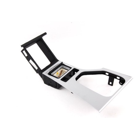 Garniture de console centrale en chrome mat - Pièce d'origine BMW 51162695566 Garniture de console centrale en chrome mat - Pièce d'origine BMW 51162695566