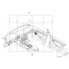 Garniture de console centrale en bois de vavona - Pièce d'origine BMW 51168196963 Garniture de console centrale en bois de vavona - Pièce d'origine BMW 51168196963