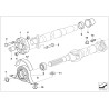 Palier central de support - Pièce d'origine BMW 26121229317 Palier central de support - Pièce d'origine BMW 26121229317
