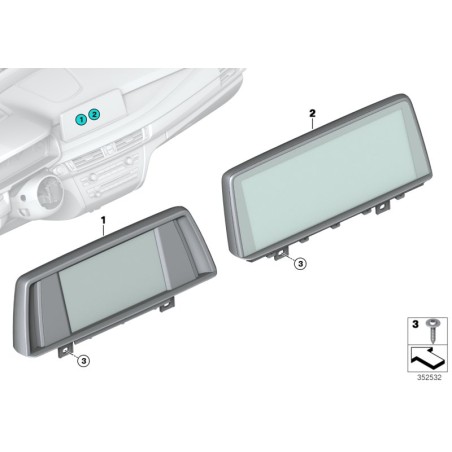 25 pouces - Pièce d'origine BMW 65506816387