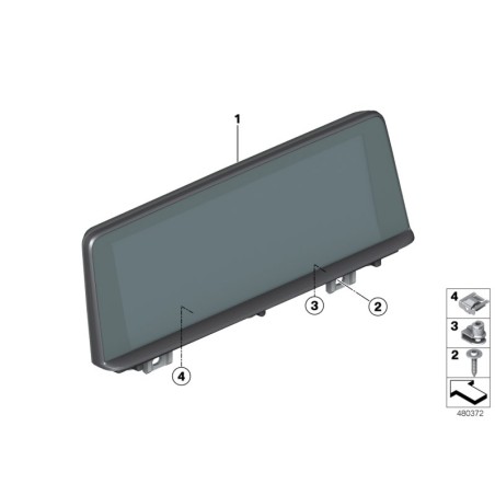 5 pouces - Pièce d'origine BMW 65506837128