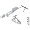 Couvercle en aluminium pour cendrier de console centrale - Pièce d'origine BMW 51169150275 Couvercle en aluminium pour cendrier de console centrale - Pièce d'origine BMW 51169150275
