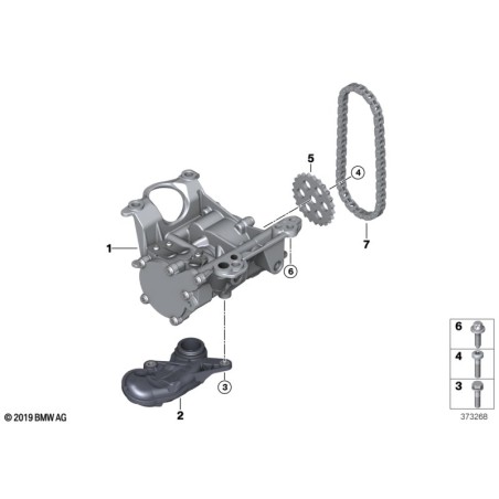 Chaîne - Pièce d'origine BMW 11417797896