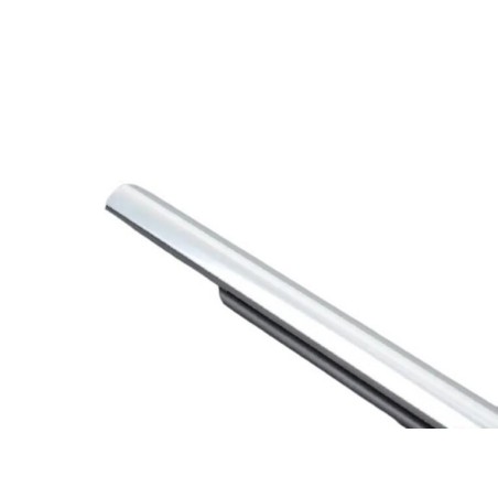 Cache de canal extérieur de porte arrière droite en aluminium satiné - Pièce d'origine BMW 51357182292