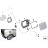 Cache de prise de charge apprêté - Pièce d'origine BMW 51177376190 Cache de prise de charge apprêté - Pièce d'origine BMW 51177376190