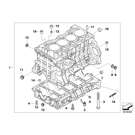 Soupape de retenue - Pièce d'origine BMW 11111734667