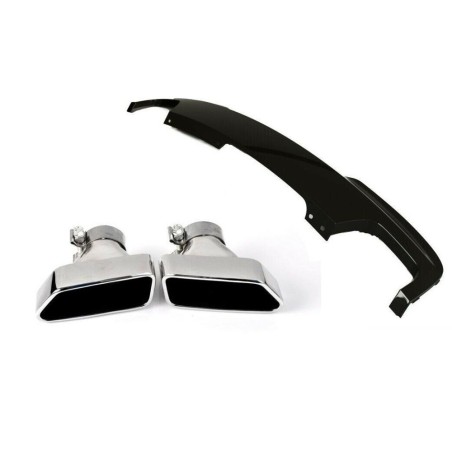 Embouts de sortie d'échappement chromés + diffuseur M Sport - Pièce d'origine BMW 18302298451/51127906248 Embouts de sortie d'échappement chromés + diffuseur M Sport - Pièce d'origine BMW 18302298451/51127906248