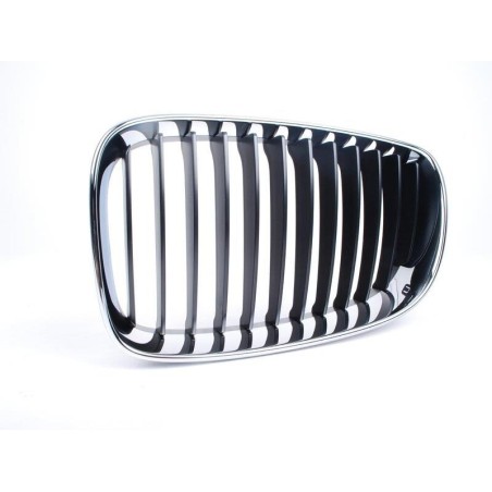 Cadre chromé avec grille noire - Pièce d'origine BMW 51137166439