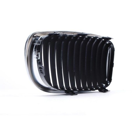 Cadre chromé avec grille noire - Pièce d'origine BMW 51137166439