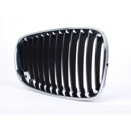 Cadre chromé avec grille noire - Pièce d'origine BMW 51137166440