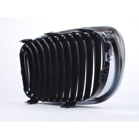 Cadre chromé avec grille noire - Pièce d'origine BMW 51137166440