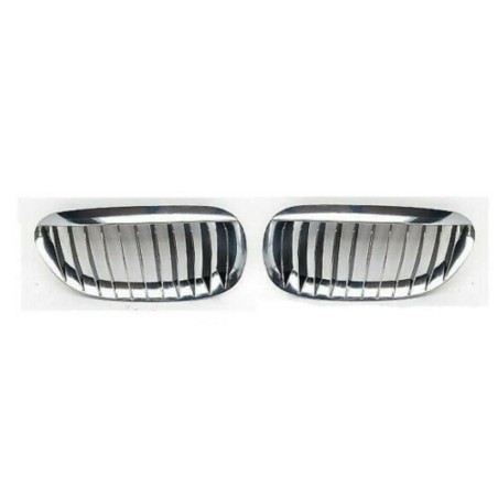 Grilles de rein chromées gauche N/S + droite O/S - Pièce d'origine BMW 51137077932/51137077931 Grilles de rein chromées gauche N/S + droite O/S - Pièce d'origine BMW 51137077932/51137077931