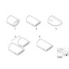 Embouts d'échappement de ligne chromée - Pièce d'origine BMW 82129410926 Embouts d'échappement de ligne chromée - Pièce d'origine BMW 82129410926