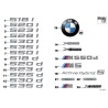 Autocollant en chrome - Emblème d'insigne - Pièce d'origine BMW 51147219540 Autocollant en chrome - Emblème d'insigne - Pièce d'origine BMW 51147219540