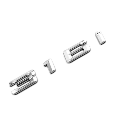 Autocollant en chrome - Emblème d'insigne - Pièce d'origine BMW 51147289865