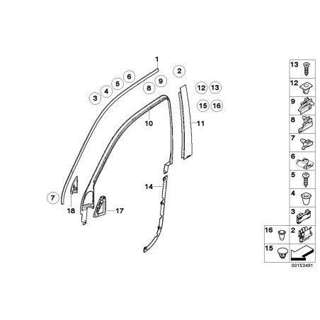 Collier de serrage - Pièce d'origine BMW 51328239496 Collier de serrage - Pièce d'origine BMW 51328239496