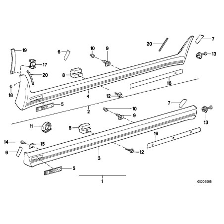 Pack de 25 colliers de serrage - Pièce d'origine BMW 51711933125