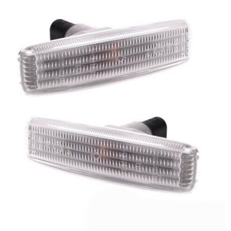 Paire de clignotants latéraux d'aile blancs transparents - Pièce d'origine BMW 2x63142496299