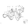 Support de compresseur de climatisation - Pièce d'origine BMW 64551730768 Support de compresseur de climatisation - Pièce d'origine BMW 64551730768