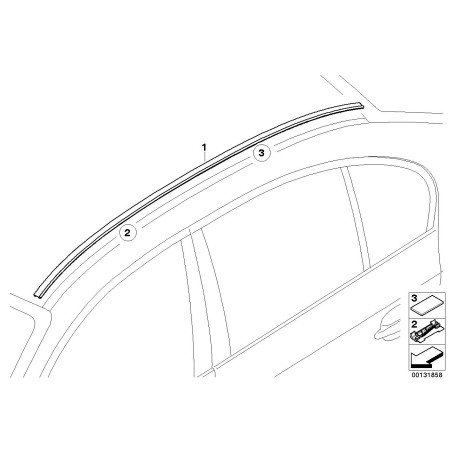 Clip - Pièce d'origine BMW 51137064097