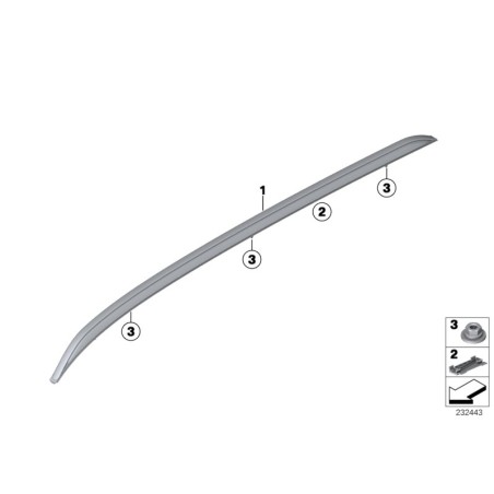 Clip - Pièce d'origine BMW 51137070747