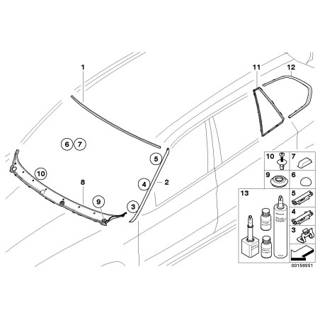 Clip - Pièce d'origine BMW 51137177926 Clip - Pièce d'origine BMW 51137177926
