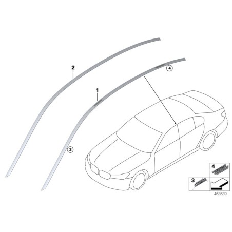 Clip - Pièce d'origine BMW 51137357283