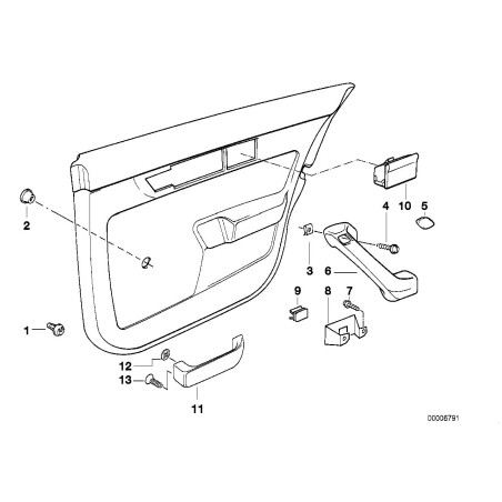 Clip - Pièce d'origine BMW 51411944663
