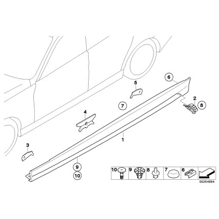 Clip - Pièce d'origine BMW 51777891250