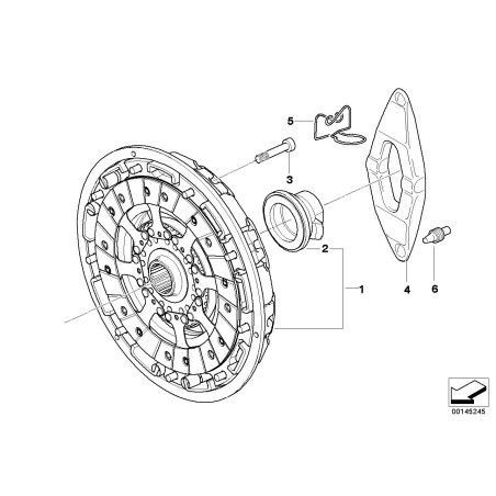 Levier de fourchette d'embrayage - Pièce d'origine BMW 21511223302