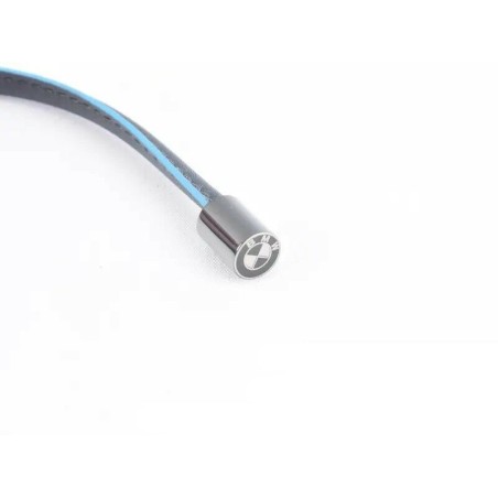 Collection Lanyard Cuir Nappa Métal Bleu/noir - Pièce d'origine BMW 80232411535 Collection Lanyard Cuir Nappa Métal Bleu/noir - Pièce d'origine BMW 80232411535