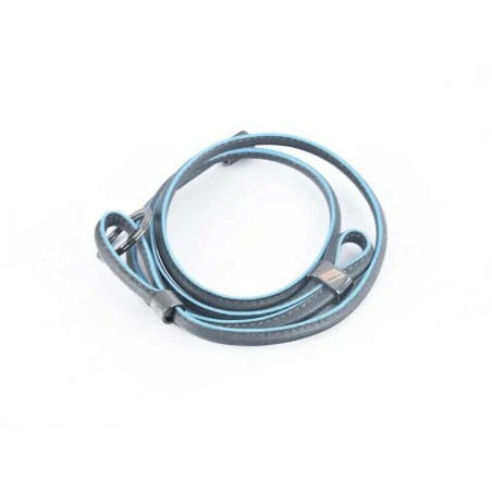 Collection Lanyard Cuir Nappa Métal Bleu/noir - Pièce d'origine BMW 80232411535 Collection Lanyard Cuir Nappa Métal Bleu/noir - Pièce d'origine BMW 80232411535
