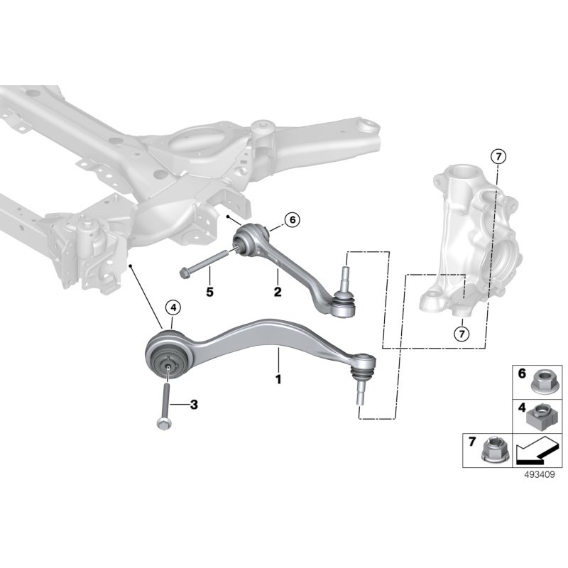 Écrou de combinaison - Pièce d'origine BMW 33306787062