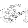 Insert de console noir - Pièce d'origine BMW 51168256297 Insert de console noir - Pièce d'origine BMW 51168256297