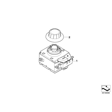 Contrôleur - Pièce d'origine BMW 65829122026