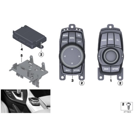Contrôleur - Pièce d'origine BMW 65829286700