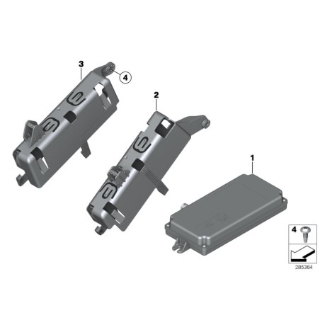 Module de commande arrière - Pièce d'origine BMW 66536994555