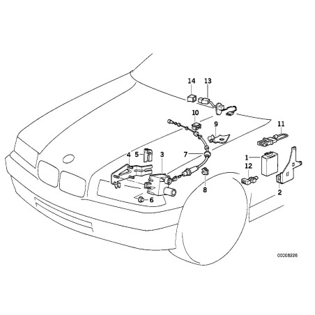 Unité de commande F régulateur de vitesse non codée - Pièce d'origine BMW 65718375498