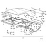 Housse de couverture de toit décapotable - Pièce d'origine BMW 54348134876 Housse de couverture de toit décapotable - Pièce d'origine BMW 54348134876
