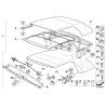 Tissu de toit décapotable Schwarz/Noir - Pièce d'origine BMW 54318229839 Tissu de toit décapotable Schwarz/Noir - Pièce d'origine BMW 54318229839