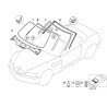 Joint d'étanchéité de capote décapotable - Pièce d'origine BMW 51718410169 Joint d'étanchéité de capote décapotable - Pièce d'origine BMW 51718410169