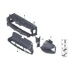 Conduit d'air de radiateur de liquide de refroidissement - diffuseur supérieur - Pièce d'origine BMW 51748054117 Conduit d'air de radiateur de liquide de refroidissement - diffuseur supérieur - Pièce d'origine BMW 51748054117