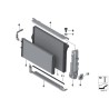 Module de support de radiateur de liquide de refroidissement droit O/S - Pièce d'origine BMW 17117848787 Module de support de radiateur de liquide de refroidissement droit O/S - Pièce d'origine BMW 17117848787