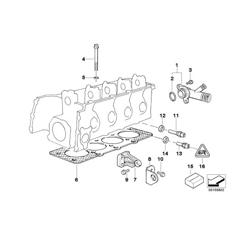 Connecteur du système de refroidissement - Pièce d'origine BMW 11531743679 Connecteur du système de refroidissement - Pièce d'origine BMW 11531743679