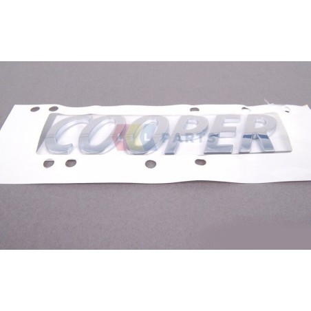 Étiquette d'emblème d'insigne de badge Cooper d'origine de la pièce BMW 51142755617