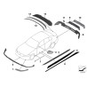 Cache F.il de remorquage Noir Brillant Arrière - Pièce d'origine BMW 51122455862 Cache F.il de remorquage Noir Brillant Arrière - Pièce d'origine BMW 51122455862