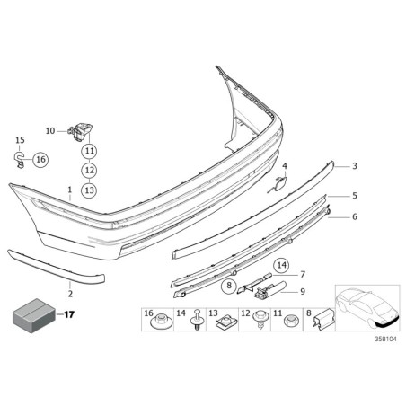 Housse - Pièce d'origine BMW 51122492225